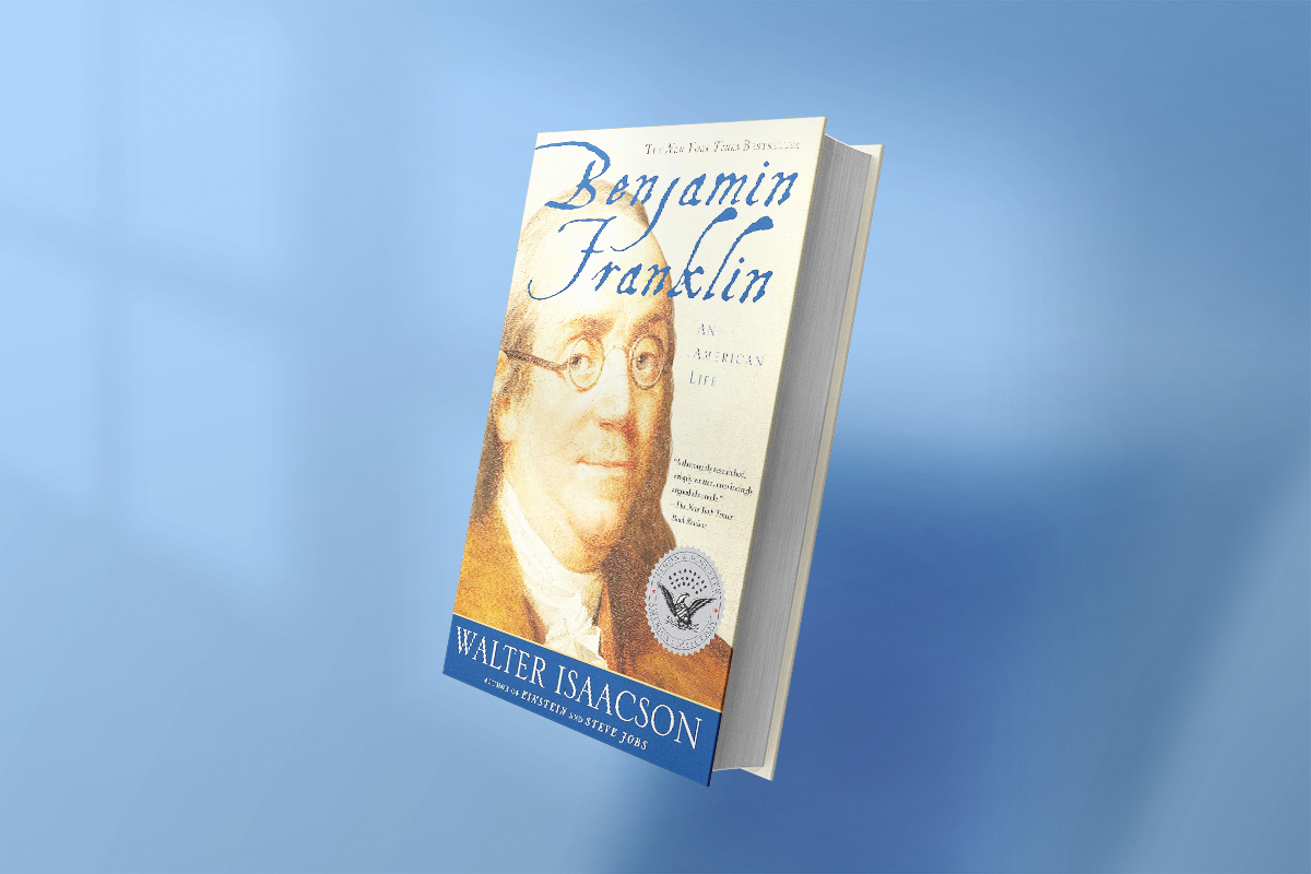 Book cover of Benjamin Franklin: An American Life by Walter Isaacson