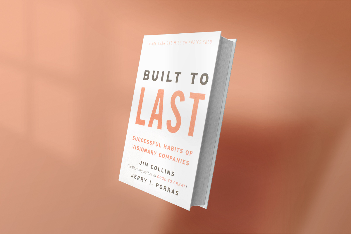 Cover image of "Built to Last" by Jim Collins and Jerry I. Porras
