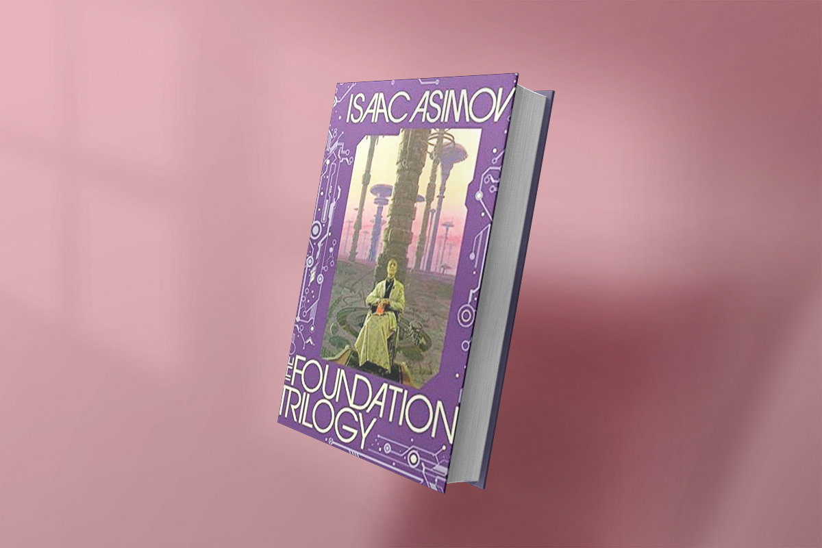 Book cover of The Foundation Trilogy by Isaac Asimov